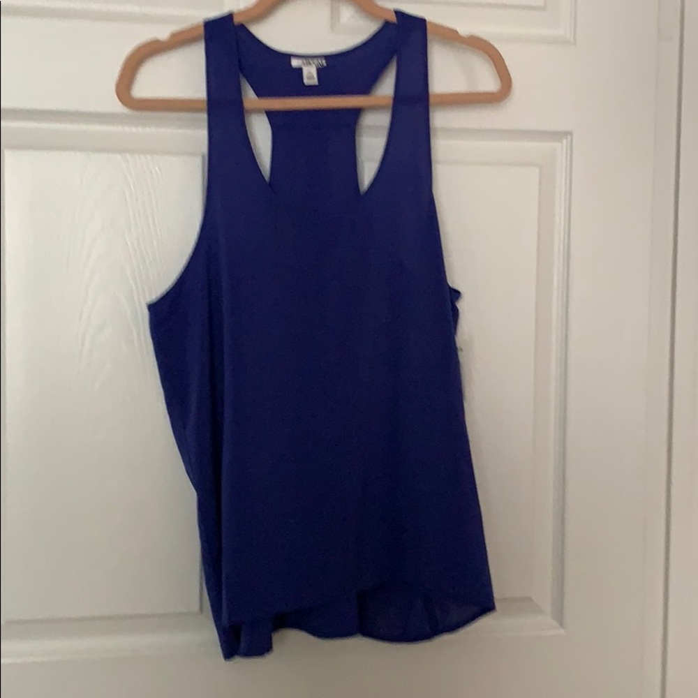 Blue tank